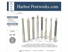 Tablet Screenshot of harborpostworks.com